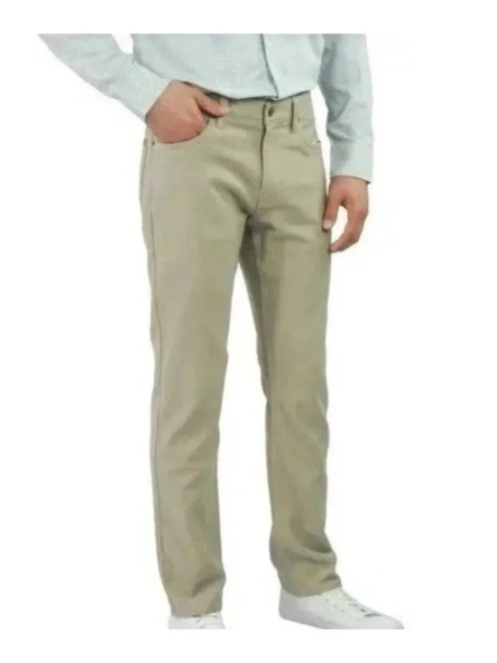NWT Jachs NY 5-Pocket Men's 36x29 Tan Straight Fit Pants Stretch Fabric